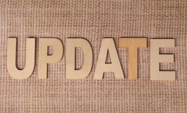 detailed information update available